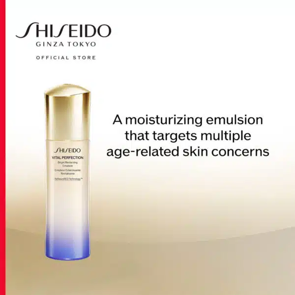 Shiseido Vital Perfection White Revitalizing Emulsion 100ml - Image 5
