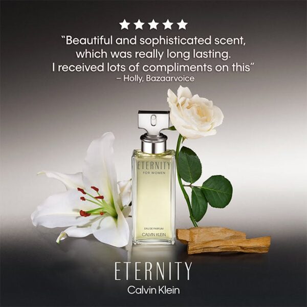 Calvin Klein Eternity Eau de Parfum 100ml Spray - Image 4