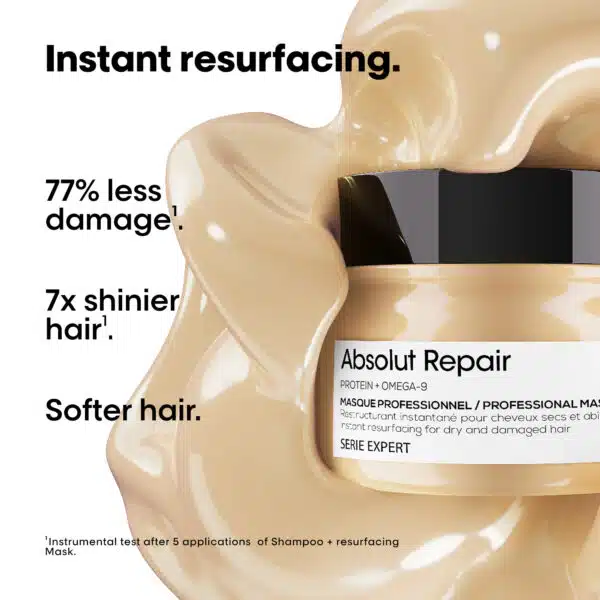 L'Oreal Professionnel Serie Expert Absolut Repair Gold Quinoa + Protein Absolut Repair Mask 500ml - Image 2