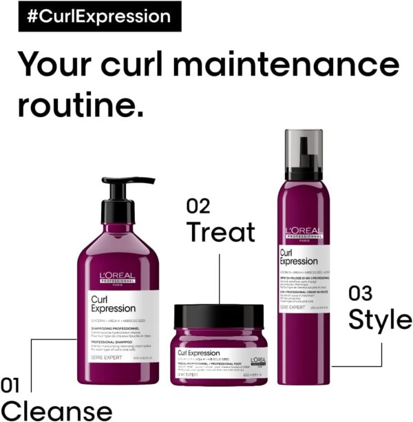 L'Oreal Professionnel Serie Expert Curl Expression 10-in-1 Professional Cream-In-Mousse 230ml - Image 4