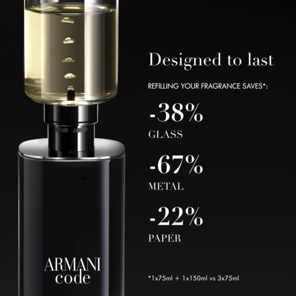Giorgio Armani Armani Code Eau de Toilette 150ml Refill - Image 3