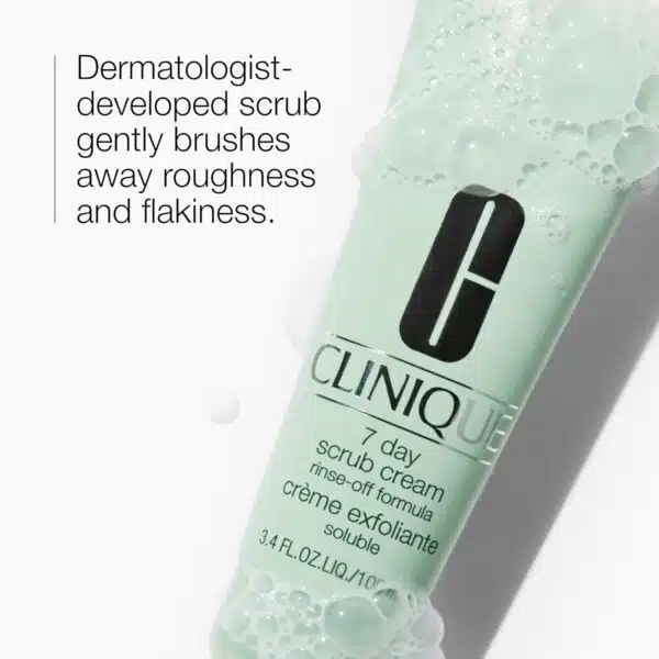 Clinique Exfoliators and Masks 7 Day Scrub Cream Rinse-Off Formula 100ml - Image 3