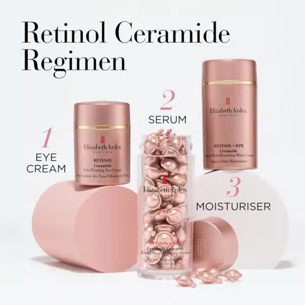 Elizabeth Arden Retinol + HPR Ceramide Capsules Rapid Skin Renewing Serum 90 Capsules - Image 8