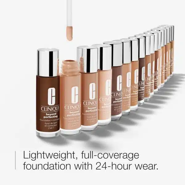 Clinique Beyond Perfecting Foundation + Concealer 30ml - 01 Linen - Image 2