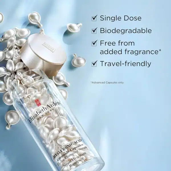 Elizabeth Arden Hyaluronic Acid Ceramide Capsules Hydra-Plumping Serum - 30 Capsules - Image 7