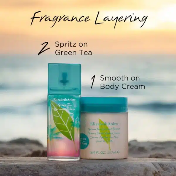 Elizabeth Arden Green Tea Coconut Breeze Honey Drops Body Cream 500ml - Image 5