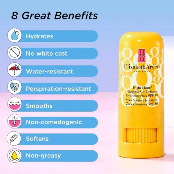 Elizabeth Arden Eight Hour Cream Targeted Sun Defense Stick SPF40 6.8g - Image 4