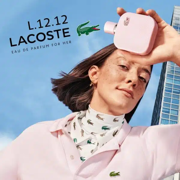 Lacoste L.12.12 Eau de Parfum Rose For Her Eau de Parfum 100ml Spray - Image 5