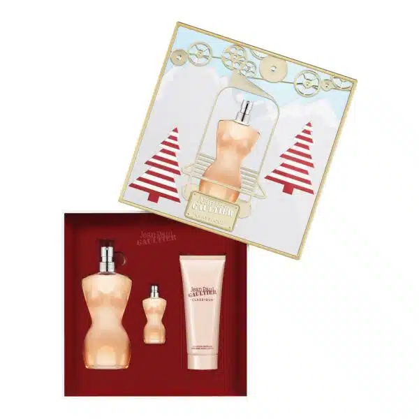 Jean Paul Gaultier Classique Gift Set 100ml EDT + 75ml Body Lotion + 6ml EDT