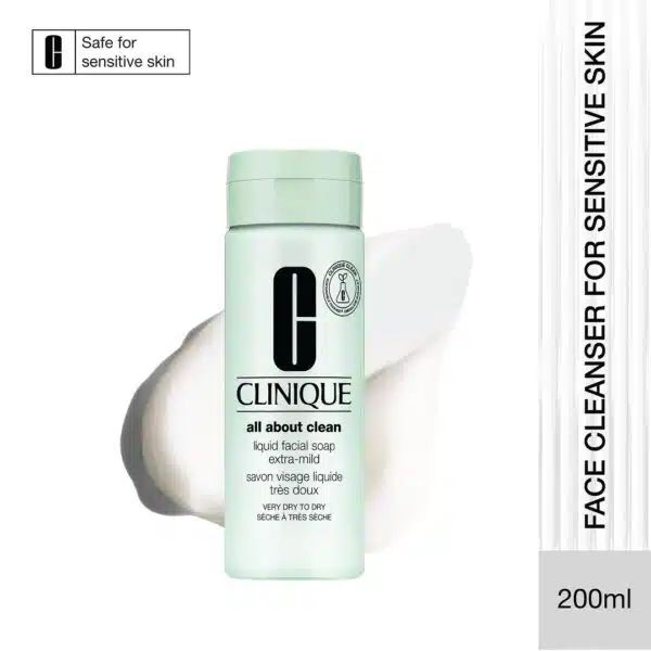 Clinique Cleansing Range Liquid Facial Soap 200ml Mild - Image 4