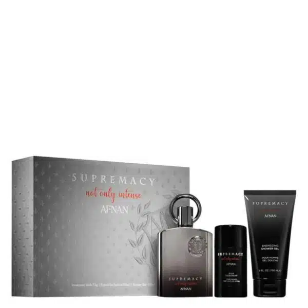 Afnan Supremacy Not Only Intense Gift Set - EDP 100ml Spray + 150ml Shower Gel