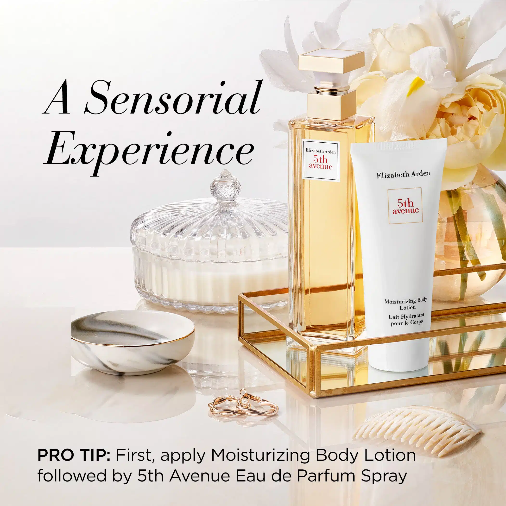 Elizabeth Arden Fifth Avenue Gift Set 125ml EDP + 100ml Body Lotion - Image 2