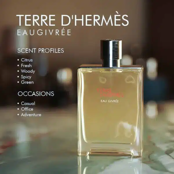Hermes Terre d'Hermes Eau Givree Eau de Parfum 100ml Spray - Image 4