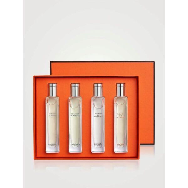 Hermes The Parfums-Jardin Collection Travel Gift Set 4 Pieces