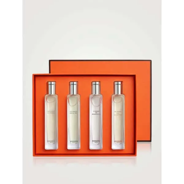 Herm?s The Parfums-Jardin Collection Travel Gift Set 4 Pieces
