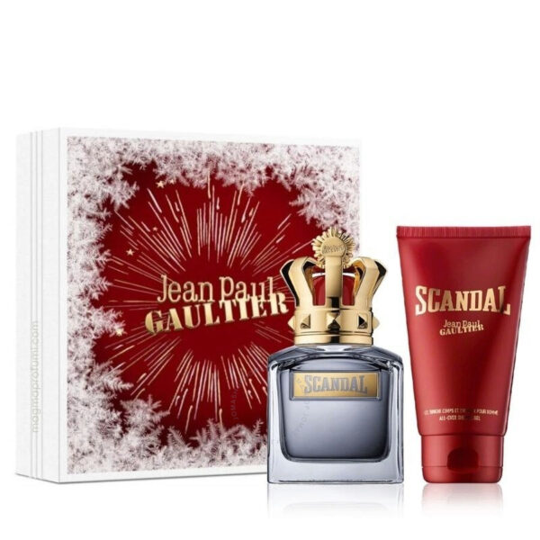 Jean Paul Gaultier Scandal Pour Homme Gift Set 100ml EDT + 75ml Shower Gel - Image 2
