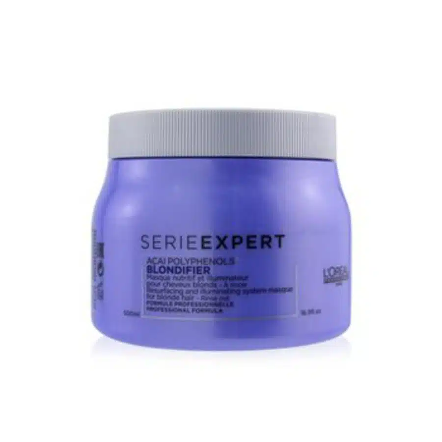 Loreal-unisex-professionnel-serie-expert-blondifier-acai-polyphenols-resurfacing-and-illuminating-system-masque-169-oz-for-blonde-hair-hair-care-3-3474636628957 L'Or?al Professionnel S?rie Expert Blondifier Hair Mask 500ml - Image 1