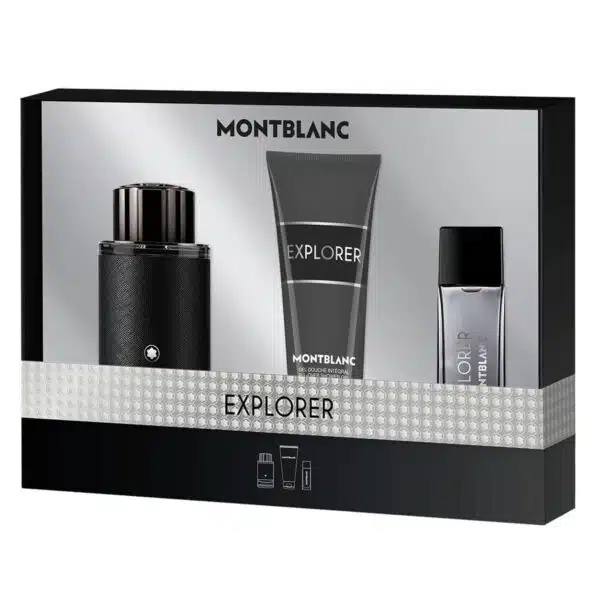 Mont Blanc Explorer Gift Set 100ml EDP + Shower Gel 100ml + 15ml EDP