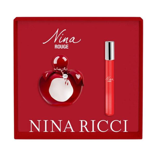 Nina Ricci Nina Rouge Gift Set 50ml EDT + 10ml Roll On EDT