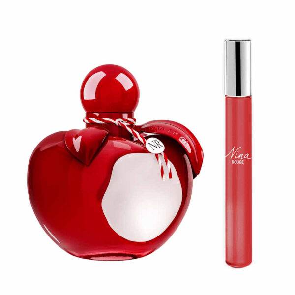 Nina Ricci Nina Rouge Gift Set 50ml EDT + 10ml Roll On EDT - Image 2