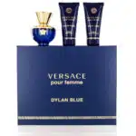 Versace Pour Femme Dylan Blue Gift Set 50ml EDP + 50ml Body Lotion + 50ml Shower Gel