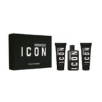 DSquared? Icon Pour Homme  Gift Set 100ml EDP + 100ml Shower Gel + 100ml Aftershave Balm