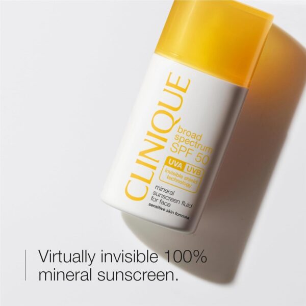 Clinique Mineral Sunscreen Fluid For Face SPF50 30ml - Image 2