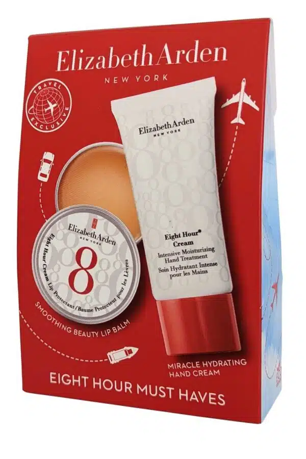 Elizabeth Arden Eight Hour Cream Gift Set 13ml Lip Protectant +  30ml Intensive Moisturising Hand Treatment