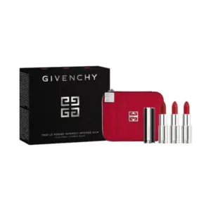 Givenchy Trio Le Rouge Interdit Intense Silk Pouch x