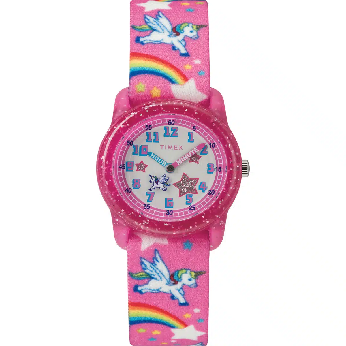 Timex Time Machines Kidz Rainbow Unicorn Watch TWC copy jpg