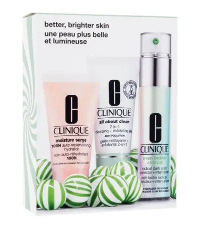clinique gift set even better clinical face serum set ml cleansing facial gel ml face cream ml w
