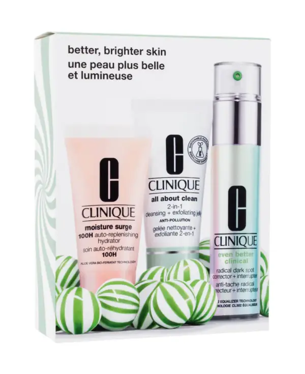 clinique gift set even better clinical face serum set ml cleansing facial gel ml face cream ml w