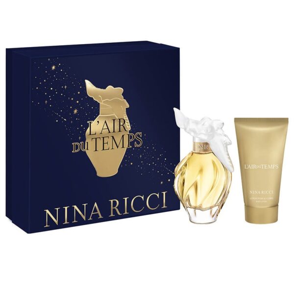 Nina Ricci L'air Du Temps Gift Set 100ml EDT + 75ml Body Lotion