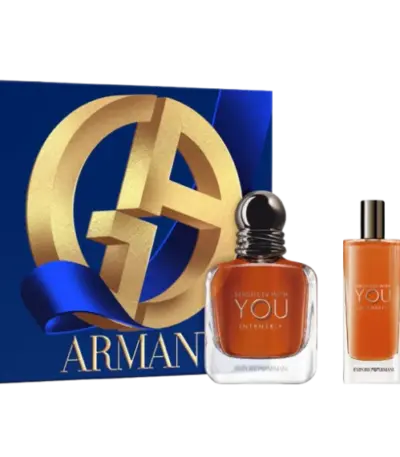 giorgio armani stronger with you intensely podarachen komplekt za mazhe