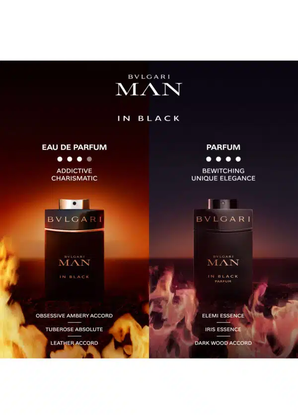 Bvlgari Man In Black Eau de Parfum 60ml Refillable Spray - Image 3