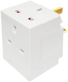 21glB3npB6L._AC_.jpg Omega 2 way fused adaptor - Image 1
