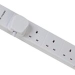2 X2.4A USB SURGE PROTECRE 4 GANG 2M EXT LEAD