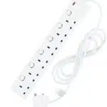 Omega 6 way 2 mtrs Ext Individual switch