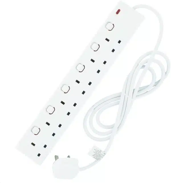 Omega 6 way 2 mtrs Ext Individual switch