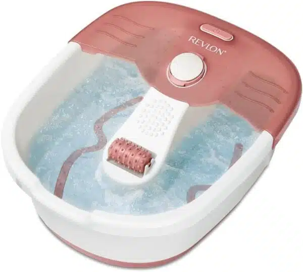 Revlon RVFB7021PUK2 Foot Spa Pediprep 9 Pc Nail Set Pink