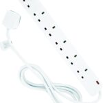 Omega 6 Way 2 Mtr Neon Ext. Lead