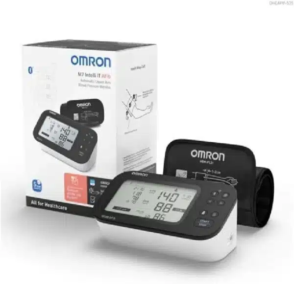 Omron M7 HEM-7380T1-EBK Blood Pressure Monitor AFIB Bluet/Connect