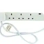 13Amp 4 Way Socket 1 Meter Neon Ext Lead