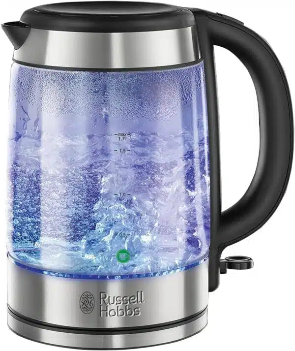 Russell Hobbs 26100 Kettle Illuminating Clear Glass 1.7L 3kW