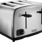 Toaster  4 Slice Brushed + Polished St Steel