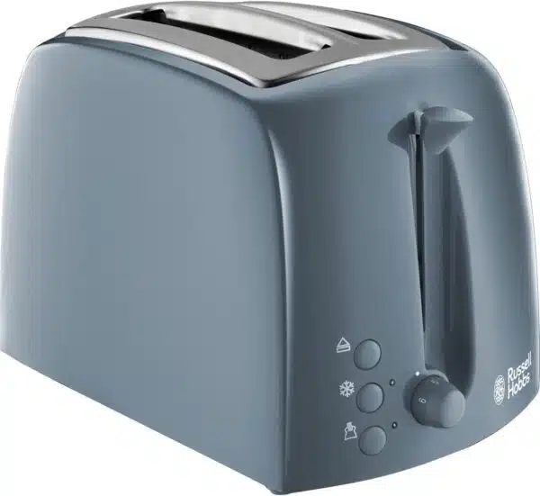 Russell Hobbs 21644 Toaster 2 Slice Textures Wide Grey