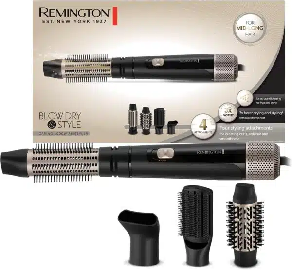 Remington AS7500 Air Styler l Blow Dry & Styler l 1000w