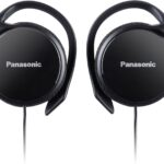 Earphones Clip Type Slim Black