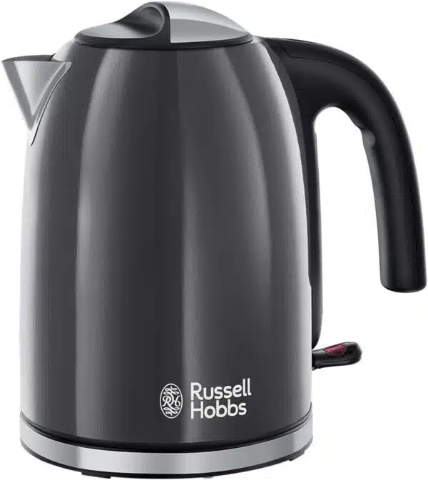 Russell Hobbs 20414 Kettle 1.7L 360* Base Colours+ Grey