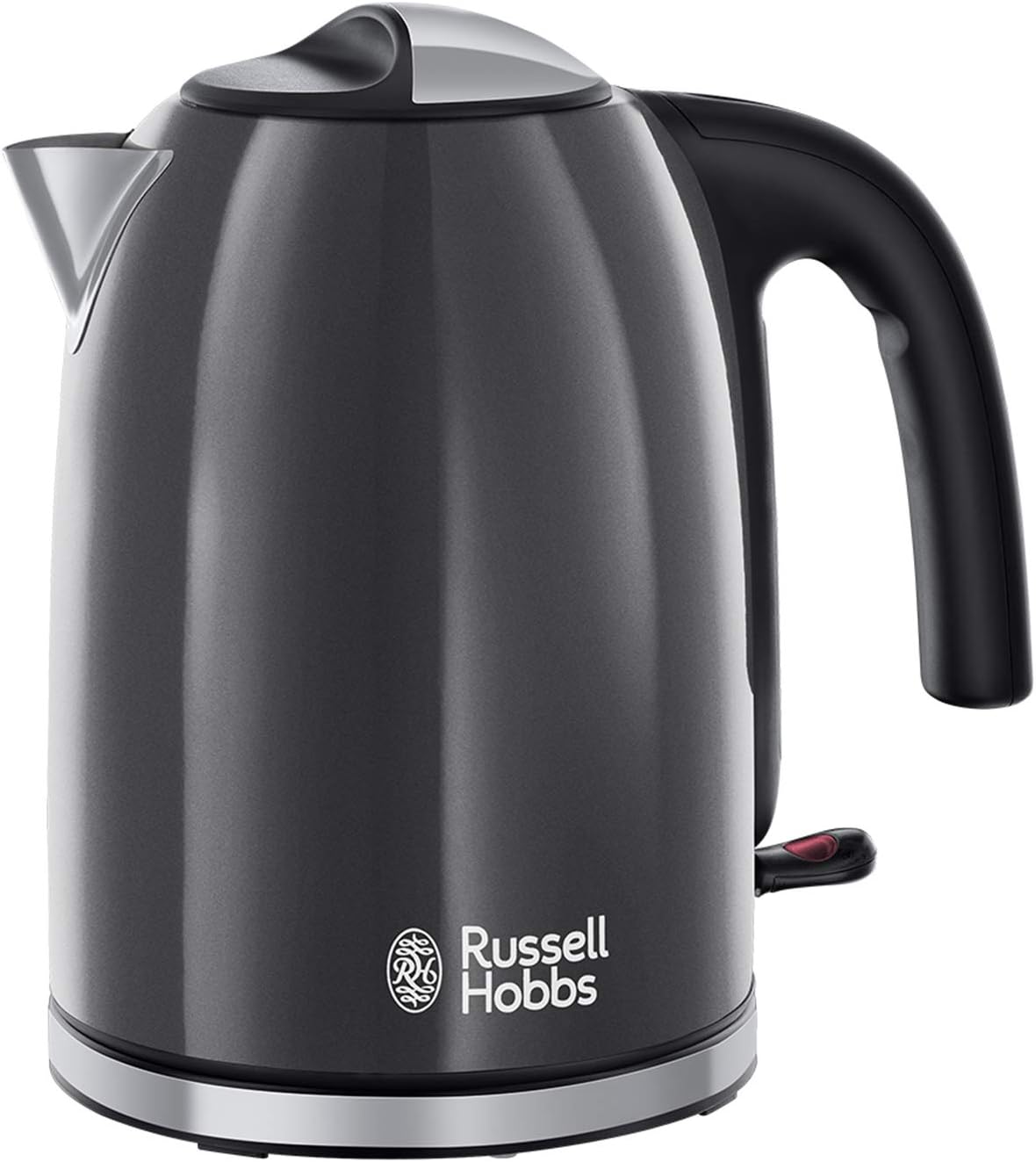 61PgmzA6txL._AC_SL1500_.jpg Russell Hobbs 20414 Kettle 1.7L 360* Base Colours+ Grey - Image 1